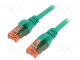 DIGITUS Câble patch Cat 6 U/UTP 3m RJ45 vert