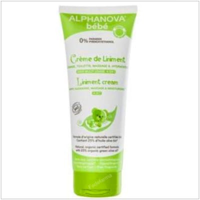 ALPHANOVA Crème de liniment 4 en 1 bébé BIO 200ml ALPHANOVA Crème de liniment 4 en 1 bébé BIO 200ml