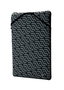 HP Housse de protection réversible pour ordinateur portable 14 pouces, Motif géométrique, Noir et Argent