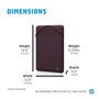 HP Housse de protection réversible en néoprène pour ordinateur portable 14,1 pouces - Protection contre les chocs et rayures, motif géométrique