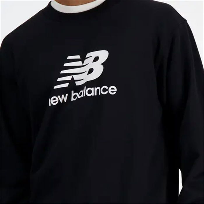 Sweat sans capuche homme New Balance Sport Essentials French Terry Noir
