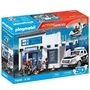 Playmobil 71602 - Poste de police et véhicules, Les Policiers, Set de 159 pièces, pour enfants dès 4 ans