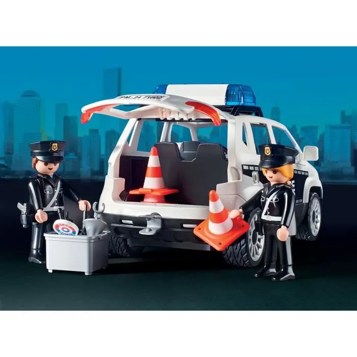 Playmobil 71602 - Poste de police et véhicules, Les Policiers, Set de 159 pièces, pour enfants dès 4 ans Playmobil 71602 - Poste de police et véhicules, Les Policiers, Set de 159 pièces, pour enfants dès 4 ans