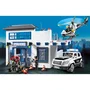 Playmobil 71602 - Poste de police et véhicules, Les Policiers, Set de 159 pièces, pour enfants dès 4 ans