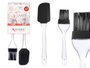 Kinvara Lot de 2 ustensiles de cuisine en silicone avec pinceau et spatule 11 x 30,5 x 3 cm (Set de 24)
