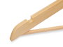 KIPIT Set de 24 perchas en madera natural marron