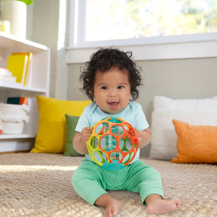 Bright Starts Oball Hochet pour bébé - Rollin' Rainstick, Bâton de pluie avec perles multicolores et sons d'eau ludiques, Jouet d'éveil de 3 à 36 mois Bright Starts Oball Hochet pour bébé - Rollin' Rainstick, Bâton de pluie avec perles multicolores et sons d'eau ludiques, Jouet d'éveil de 3 à 36 mois