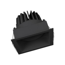 LEDVANCE Spot LED encastrable carré 8W 650Lm 3000K 36º IP20 Black