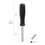 WOLFPACK LINEA PROFESIONAL Emmancheur de tournevis 1/4 pour adaptation de douilles