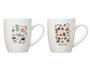 Vessia Tasse Porcelaine Breakfast Surtis 350 ml 12.4 x 10 x 8.3 cm (Set de 27)