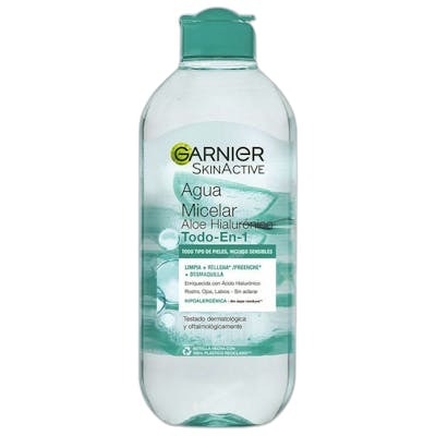 Garnier Skinactive Aloe Hyaluronique Eau Micellaire Tout-en-1 400 ml Garnier Skinactive Aloe Hyaluronique Eau Micellaire Tout-en-1 400 ml