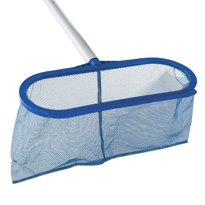 Intex Kit d'Entretien pour Piscine Hors Sol Vac+ 28003 - Aspirateur, Épuisette, Brosse, Manche Télescopique et Tuyau de 7.5 m