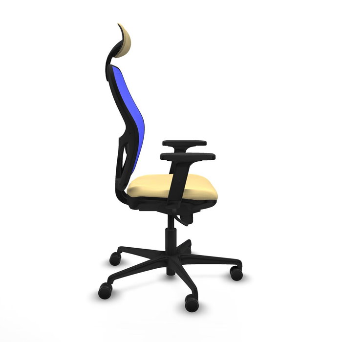 Piqueras y Crespo Chaise de Bureau avec Appui-tête 2D036N1 Crème