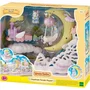 Sylvanian Families - 5816 - La parade des rêves - Jouet train et lune avec bébé Chat Latté - Set créatif pour enfant dès 3 ans