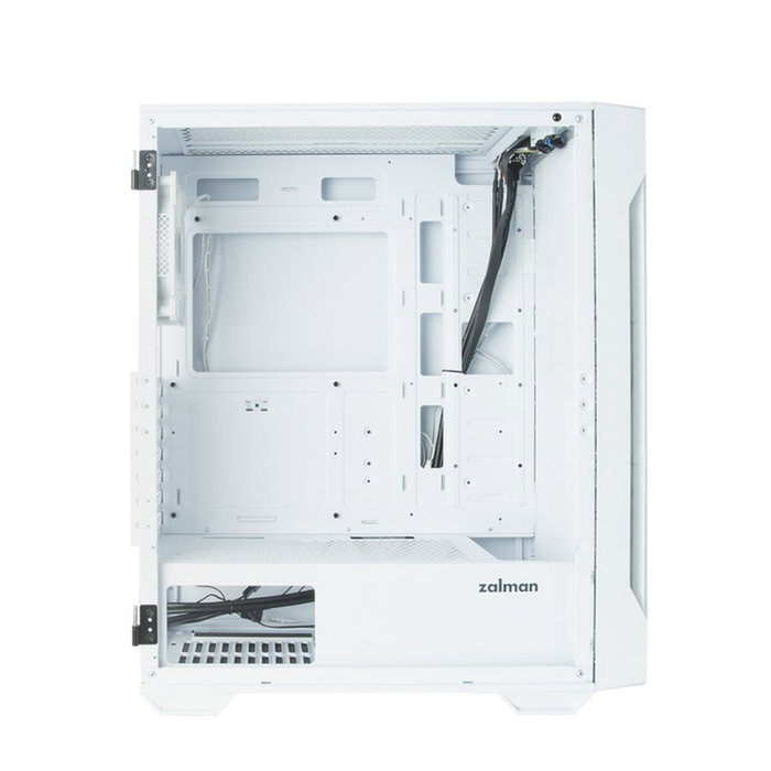 Boîtier ATX semi-tour Zalman I3 NEO TG WHITE Blanc