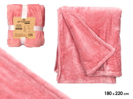 GIFTDECOR Manta Sedalina Rosa 180x220cm