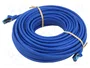 GOOBAY Câble Ethernet Patch Cord S/FTP Cat 6a 20m Bleu