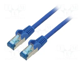 GOOBAY Câble Ethernet Patch Cord S/FTP Cat 6a 20m Bleu