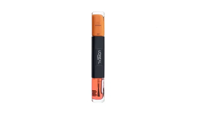 L'Oréal Paris Infallible Vernis à ongles 2-en-1 Effet gel 135 Allez-Orange L'Oréal Paris Infallible Vernis à ongles 2-en-1 Effet gel 135 Allez-Orange