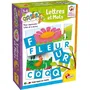 Lisciani Giochi Carotina - Boîte d'apprentissage Lettres et Mots, pour apprendre à lire et à écrire, 43 lettres et cartes auto-correctrices, avec feutre effaçable, à partir de 3 ans