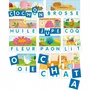 Lisciani Giochi Carotina - Boîte d'apprentissage Lettres et Mots, pour apprendre à lire et à écrire, 43 lettres et cartes auto-correctrices, avec feutre effaçable, à partir de 3 ans