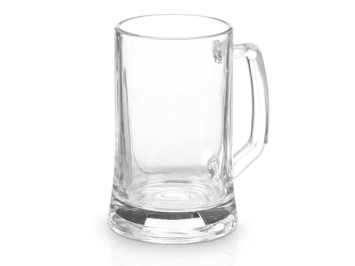 Vivalto Verre à Bière 380 ml avec Anse 11x13x8 cm Transparent (Set de 24)