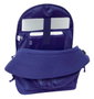 Safta Mochila doble pour ordinateur portable 15,6" avec port USB, sac à dos Teen Dark Blue 31 x 44 x 18 cm
