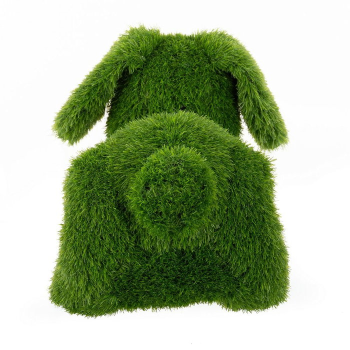 BigBuy Outdoor Figurine Décorative Chien en Gazon Artificiel 30 x 50 x 48 cm