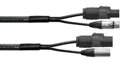 Cordial CPH 1.5 DMX 1 PWR 1 TRUE 1 Câble hybride DMX et alimentation 1,5 m