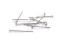 Innspiro Épingles à bout rond argentées pour enfants 18x0,65mm, 500 unités