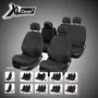 XLC - XL COVER - Housses de Siège Auto Universelles pour Berline et SUV - Pack 5 Pièces avec Dossier et Assise Arrière Fractionnables 60/40 - Protection Compatible Airbags et ISOFIX