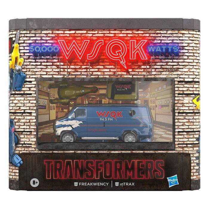 Hasbro Stranger Things x Transformers Pack de 2 figurines Freakwency & 8-Trax 15 cm