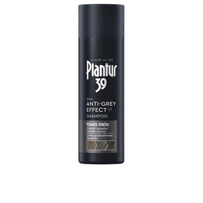 Plantur 39 Shampoing Ton Froid Anti-Gris EFFECT 200 ml - Anti-Chute, Anti-Gris, Fortifiant, Éclat