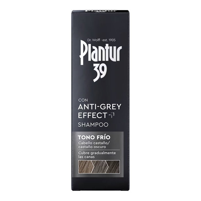 Plantur 39 Shampoing Ton Froid Anti-Gris EFFECT 200 ml - Anti-Chute, Anti-Gris, Fortifiant, Éclat