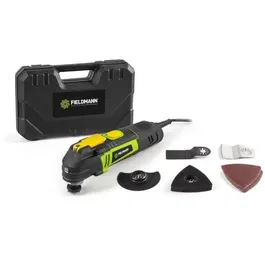 Fieldmann FDB 200352-E - Outil Multifonctions 350W Puissant, Vitesse Réglable 10000-22000 tr/min, Malette avec 15 Accessoires, LED, pour Découpe, Meulage, Gratage