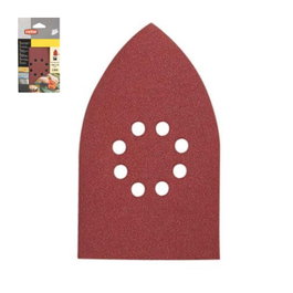 EHLIS Patines abrasives Delta B&D, Grain G80, 100x170 mm, Pack de 5