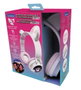 Lexibook Casque Bluetooth 2 en 1 avec Oreilles de Chat et Lumières - Rose
