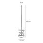 WOLFPACK LINEA PROFESIONAL Mélangeur Cola Recambio M14 120x600 mm