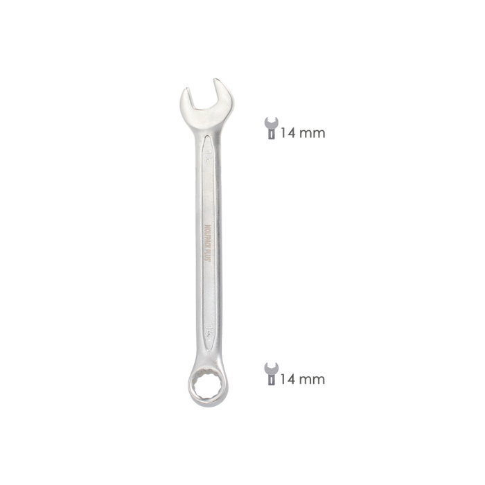 WOLFPACK LINEA PROFESIONAL Clé combinée 14x14 mm DIN 3113 WOLFPACK LINEA PROFESIONAL Clé combinée 14x14 mm DIN 3113