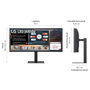 LG Electronics Écran incurvé 34'' WQHD 34U650A-B