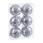 BigBuy Home Boules de Noël Polyfoam Ø 6 cm (6 Unités)