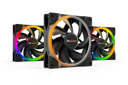 be quiet! BL076 Light Wings PWM 120mm Ventilateur Noir Lot de 3