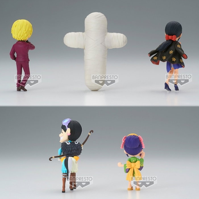 Banpresto Figurine One Piece World Collectable Wanokuni Onigashima 4 - 7 cm Lot de 12 Personnages