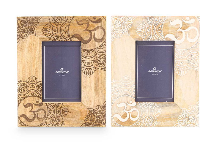 GIFTDECOR Lot de 6 cadres photo 10 x 15 cm Blanco-Natural GIFTDECOR Lot de 6 cadres photo 10 x 15 cm Blanco-Natural