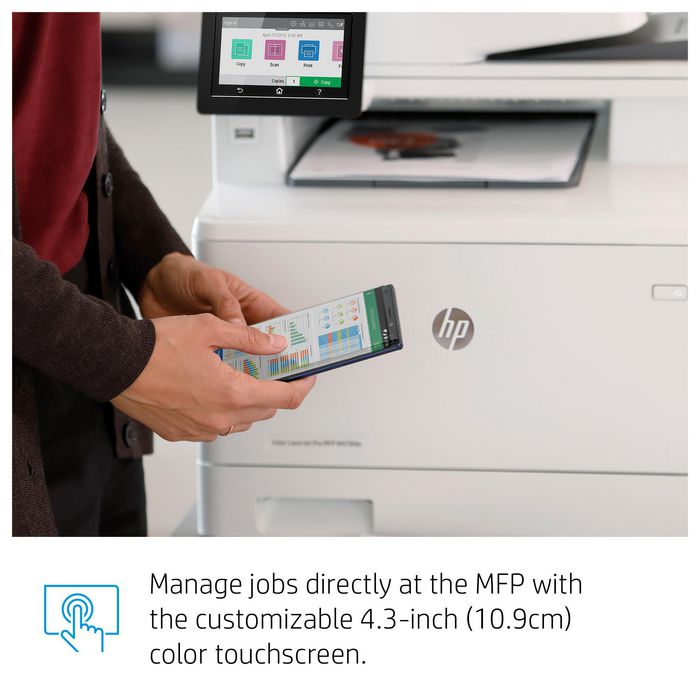 HP Color LaserJet Pro M479fnw Imprimante Multifonction Couleur A4, WiFi, NFC, Duplex, 28 ppm HP Color LaserJet Pro M479fnw Imprimante Multifonction Couleur A4, WiFi, NFC, Duplex, 28 ppm