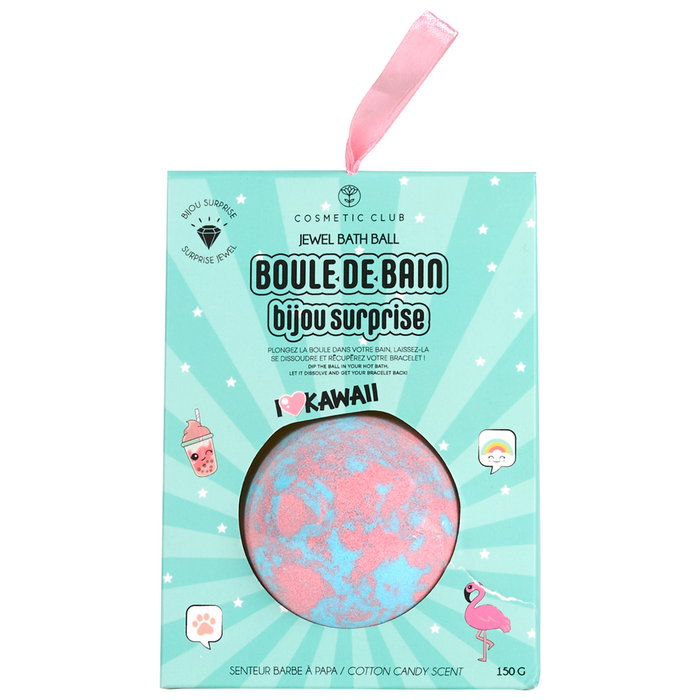 Cosmetic Club Bombe de bain avec bracelet surprise KAWAII Cosmetic Club Bombe de bain avec bracelet surprise KAWAII