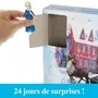 Disney Frozen Mattel Calendrier de l'Avent La Reine des Neiges HWX20 avec 24 surprises, poupées et accessoires