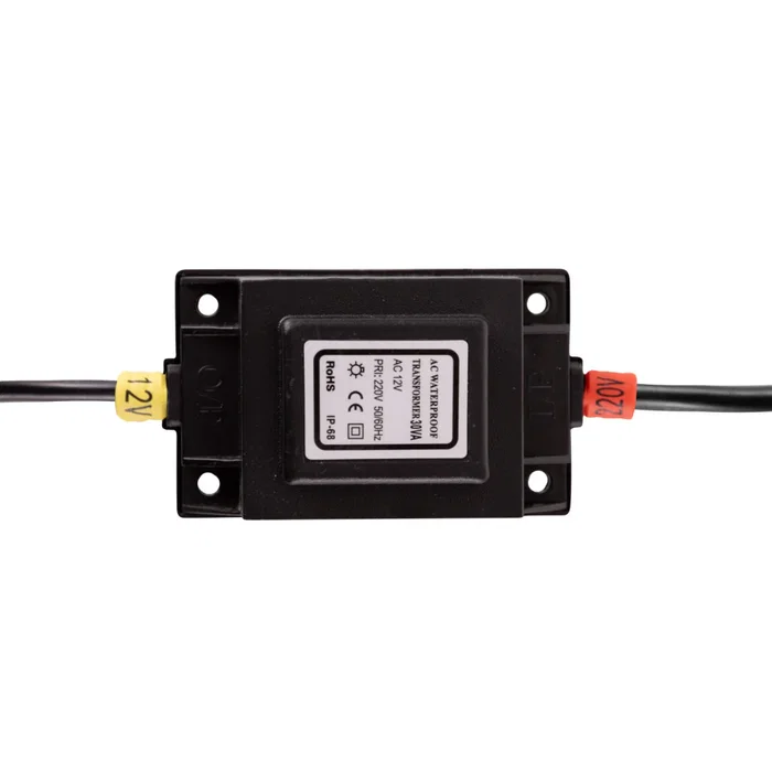 BX3 Light Transformateur LED 30W AC 230V/12V IP68 Sumergible BX3-21900030WIP68 - Alimentation pour Eclairage LED Basse Tension Exterieur et Aquatique