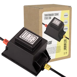 BX3 Light Transformateur LED 30W AC 230V/12V IP68 Sumergible BX3-21900030WIP68 - Alimentation pour Eclairage LED Basse Tension Exterieur et Aquatique