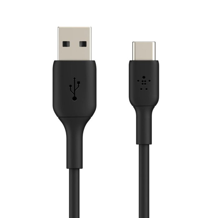 Belkin CAB001BT1MBK Câble USB-A vers USB-C 1m Noir - Charge et Transfert de Données Plug and Play